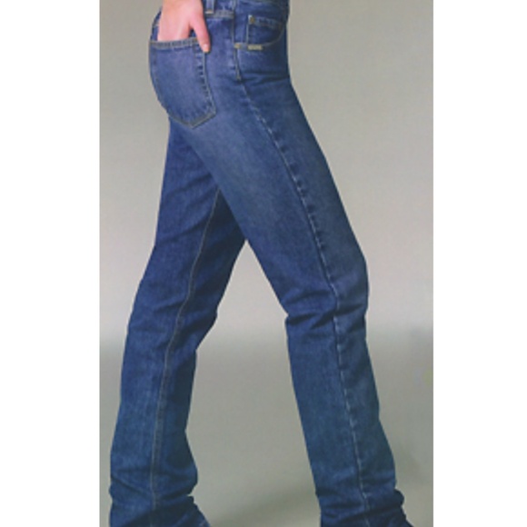 Rockies Women Western Jeans Blue 5 Pocket Slim Boot Cut Prescott Sz 8 S 29 x 30 - Picture 2 of 12